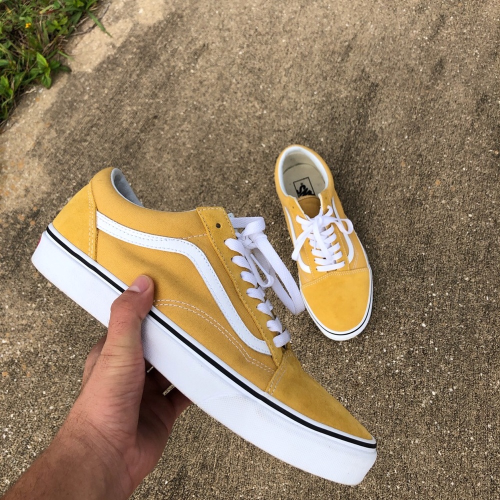 Old Skool Vans Yellow